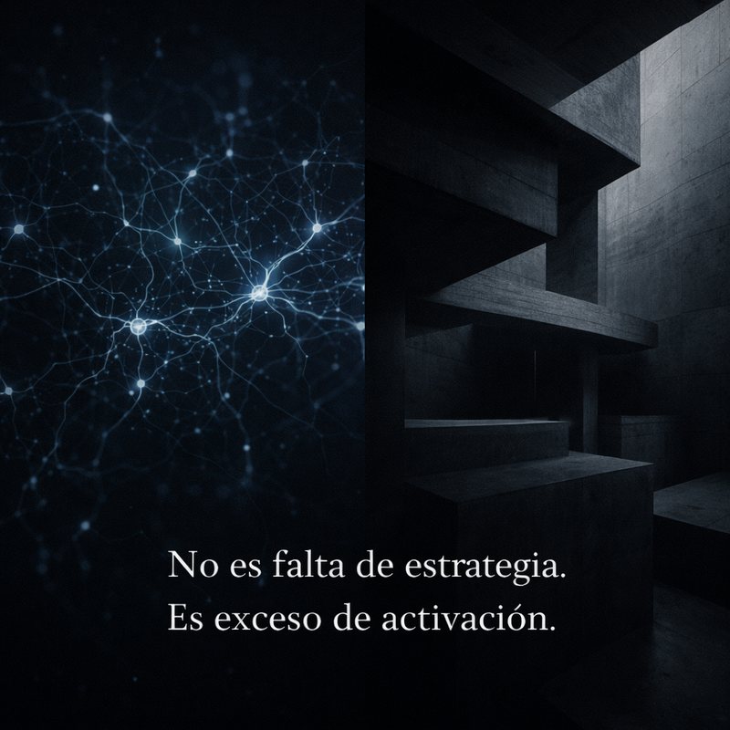 No es falta de estrategia, es exceso de activación