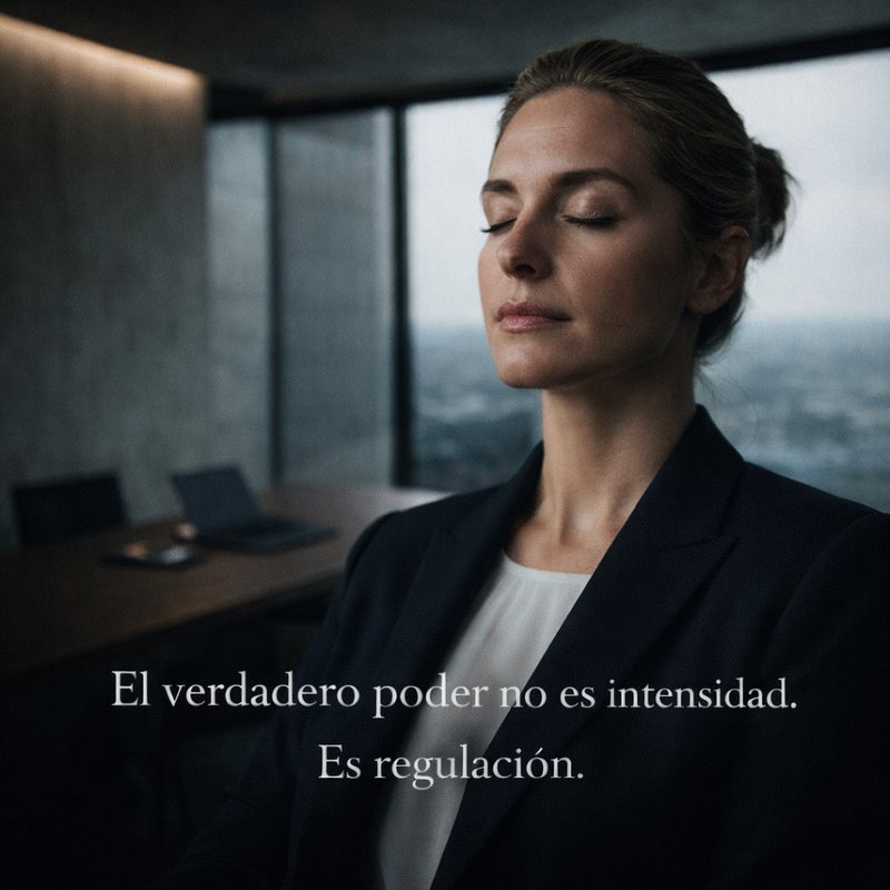 El verdadero poder no es intensidad, es regulación